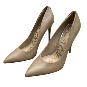 Sam Edelman Danna Nude Leather Pump Size:10 NWOB